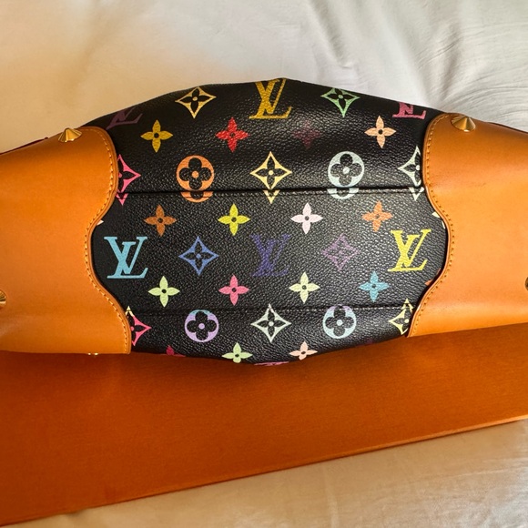 Louis Vuitton Multicolor Monogram Bag Judy Vintage Authentic - Picture 4 of 13